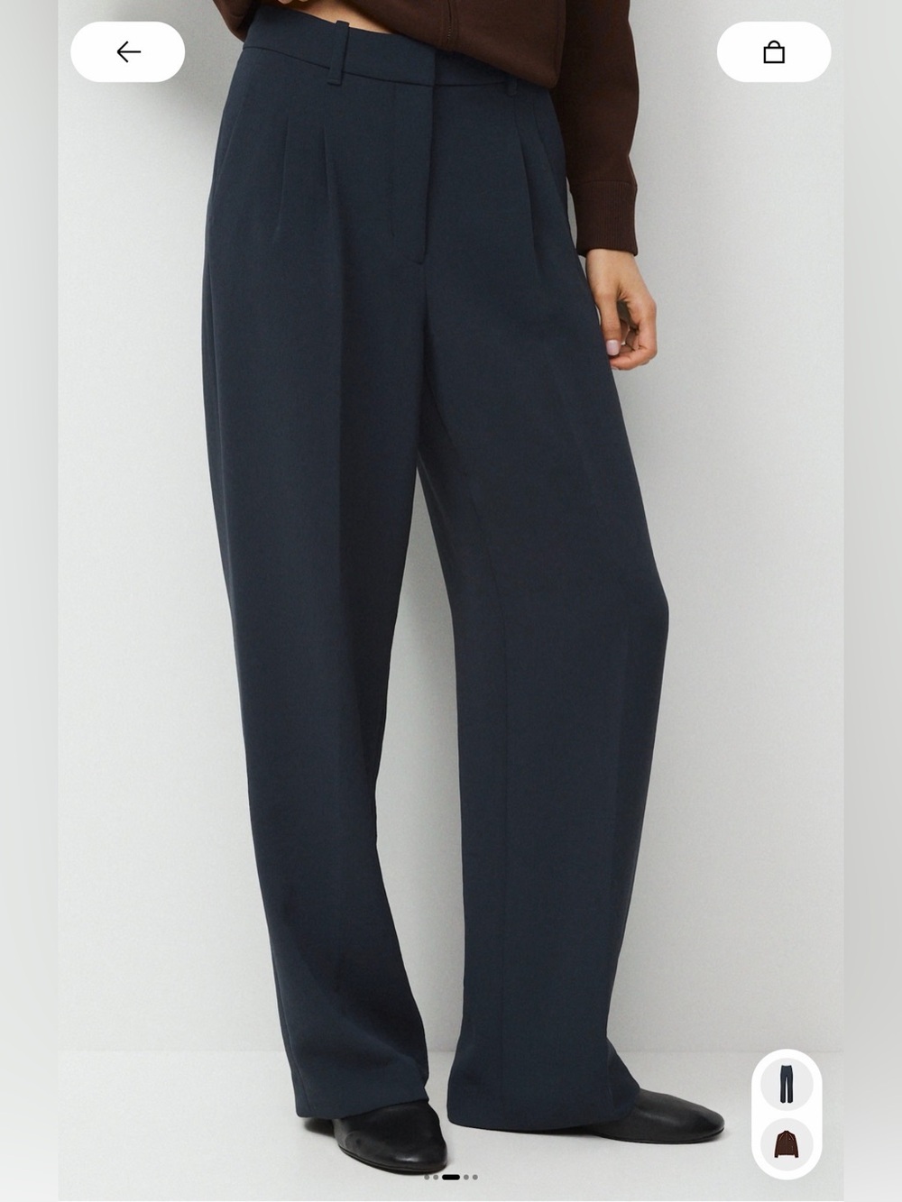 Wilfred Aritzia Effortless Pant Black